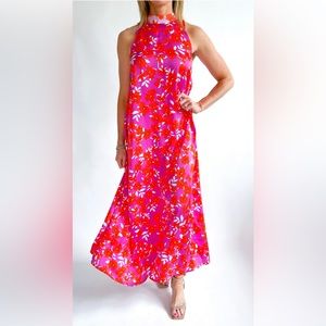 NWT KARLIE Floral Halter Maxi Dress